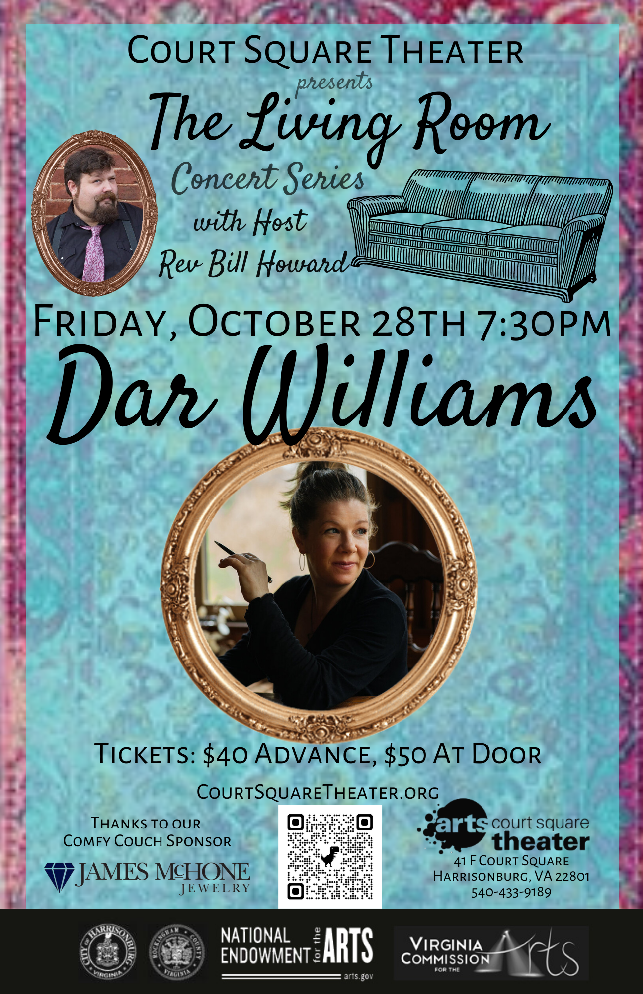 Dar Williams concert poster