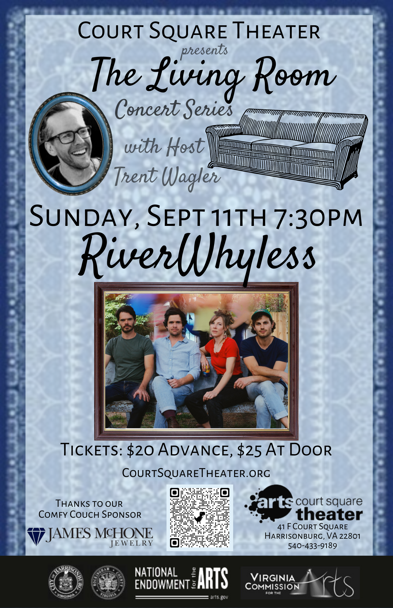 RIver Whyless Concert Poster