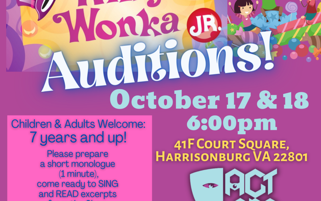 Willy Wonka JR Auditions